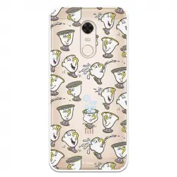 Funda Oficial Disney Chip Potts Siluetas Transparente Para Xiaomi Redmi 5 Plus
