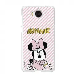 Funda Oficial Disney Minnie, Gold Balloon Huawei Y5 2017
