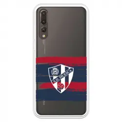 Funda Para Huawei P20 Pro Del Huesca Rayas Transparente - Licencia Oficial Sd Huesca