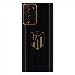 Funda Para Samsung Galaxy Note 20 Ultra Del Atleti Escudo Dorado Fondo Negro - Licencia Oficial Atlético De Madrid