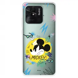 Funda para Xiaomi Redmi 10C Oficial de Disney Mickey Urban Clásicos Disney