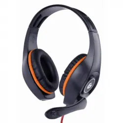 Gembird GHS-05-O Auriculares Gaming Multiplataforma Negros