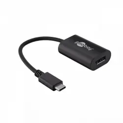 Goobay Adaptador USB-C 3.0 a DisplayPort Negro