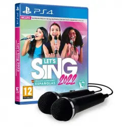 Let's Sing 2022 + 2 Micrófonos PS4