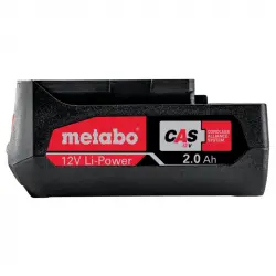Metabo 625406000 Batería Li-Power Tecnología Air Cooled 12V 2ah