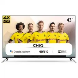 Tv Led 43" Chiq H7a, 4k Uhd, Smart Tv Android 9.0