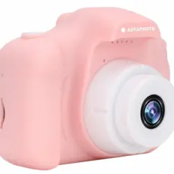 Agfa Photo Realikids Cam Mini - Cámara Para Niños, Hd 720p, Lcd 2, Batería De Litio - Rosa