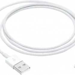 APPLE Cable conector Lightning a USB, para iPhone y iPad, 50 cm, Blanco