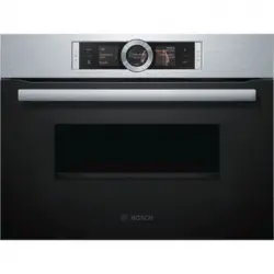 Bosch Horno Mixto Mo Integrable 45l Ecoclean Inox/negro - Cmg636bs1