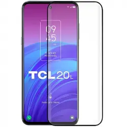 Cool Protector Pantalla Cristal Templado Full 3D Negro para TCL 20 5G/ 20L/20L Plus
