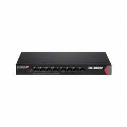 Edimax Pro GS-3008P Switch Gestionado Gigabit Ethernet Negro