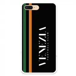 Funda Licencia Oficial Venezia Football Club Fondo Negro y Rayas para iPhone 7 Plus