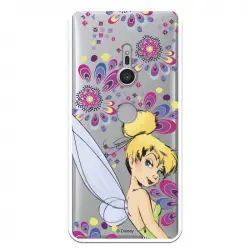 Funda Oficial Disney Campanilla Flores Transparente Para Sony Xperia Xz2 - Peter Pan