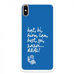 Funda Para Iphone Xs Max Del Real Sociedad De Fútbol Real Grito Aficion - Licencia Oficial Real Sociedad De Fútbol