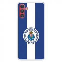 Funda Para Samsung Galaxy A13 5g Del Fútbol Club Oporto Escudo Rayas Azul Y Blanco - Licencia Oficial Fútbol Club Oport