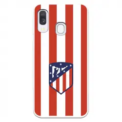 Funda Para Samsung Galaxy A40 Del Atleti Escudo Rojiblanco - Licencia Oficial Atlético De Madrid