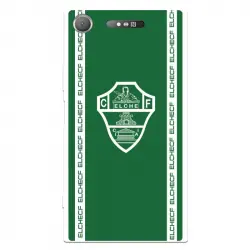 Funda Para Sony Xperia Xz1 Del Elche Cf Escudo Fondo Verde Escudo Fondo Verde - Licencia Oficial Elche Cf