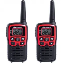 Midland XT10 Pareja Walkie Talkie PMR446 Rojos