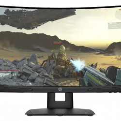 Monitor gaming - HP X24c, 23.6" Full-HD Curvo, 4 ms, 144 Hz, Negro