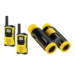 National Geographic Outdoor Pack de Walkies y Prismáticos Infantiles