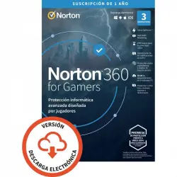 Norton 360 Deluxe FOR GAMERS 3 Dispositivos 1 Año Descarga Digital