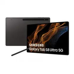 Samsung - Tablet Samsung Galaxy Tab S8 Ultra 8 GB + 128 GB Wi-Fi + 5G Negro (Reacondicionado casi a estrenar).