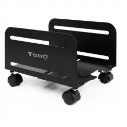 TooQ UMCS0004-B Soporte para CPU con Ruedas Negro