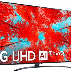 TV LED 75" - LG 75UQ91006LA, UHD 4K, Procesador Inteligente α5 Gen5 AI Processor Smart TV, DVB-T2 (H.265), Azul Oscuro Cenizo