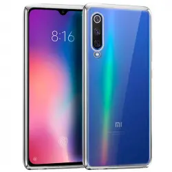 Cool Funda Borde Metalizado Plata para Xiaomi Mi 9 SE