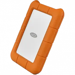 Disco duro 5 TB - Lacie Rugged USB-C, 2.5 ", USB Tipo C, HDD, Naranja