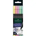 Estuche con 5 rotuladores Faber-Castell Grip Finepen Pastel