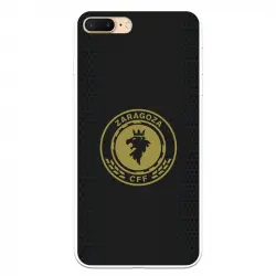 Funda Para Iphone 7 Plus Del Zaragoza Cf Femenino Escudo Fondo Negro - Licencia Oficial Zaragoza Cf Femenino