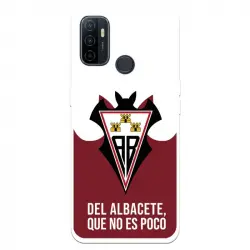 Funda Para Oppo A53 Del Albacete Escudo "del Albacete Que No Es Poco" Licencia Oficial Albacete Balompié