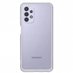 Funda - Samsung EF-QA325TTEGEU, Para Galaxy A32 LTE, TPU, Trasera, Transparente