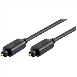 Goobay Cable de Audio Óptico Toslink Macho/Macho 2m Negro