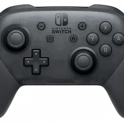 Mando - Nintendo Switch, Pro-Controller, Cable USB, Vibración HD, Negro