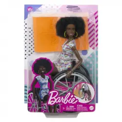 Mattel 194 Muñeca Barbie Fashionista con Silla de Ruedas