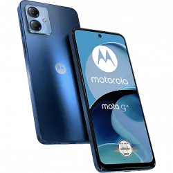 Móvil - Motorola G14, Azul, 128GB, 4GB RAM, 6.5", FullHD+, UNISOC T616, 5000mAh, Android 13