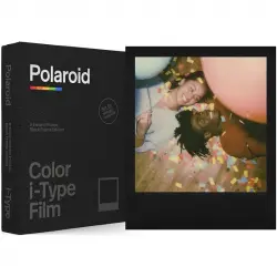 Polaroid Pack 8 Películas Instantáneas en Color para i-Type Edición Marco Negro
