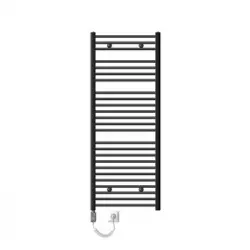 Radiador Eléctrico De Baño 1200w 600x1500 Mm Antracita