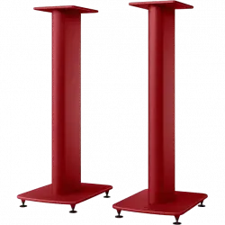 Soporte altavoces - S2 Floorstand (pareja) para KEF LS50 Meta y Wireless II, Rojo