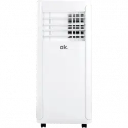 Aire acondicionado portátil - OK OAC 12023 W ES, 3010 fg/h, Deshumidificador, Temporizador, Blanco