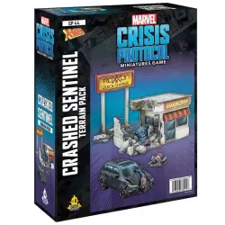 Asmodee Marvel Crisis Protocol: Crashed Sentinel Terrain Juego de Mesa Expansión en Inglés