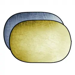 Bresser BR-TR5 Reflector Plegable Ovalado 2 en 1 60x90cm Oro/Plata