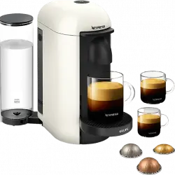 Cafetera de cápsulas - Nespresso® Krups Vertuo Plus XN9031, 1260 W, 1.2 L, 1 taza, Cápsulas monodosis, Apagado automático, Blanco