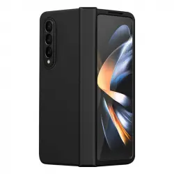 Carcasa Integral Y Film Pantalla Flexible Galaxy Z Fold4 Rígido Soft Touch Negro