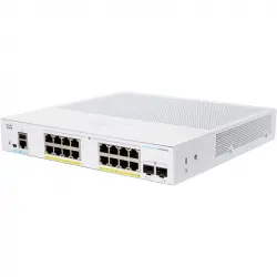 Cisco CBS250-16P-2G-EU Switch de Red 16 Puertos GE PoE 2 x SFP de 1G