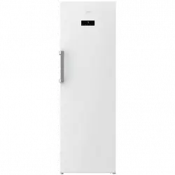 Congelador vertical - Beko RFNE312E43WN, 275 l, 185 cm, No Frost, Blanco