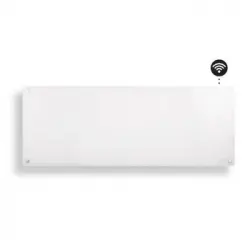 Estufa Con Panel De Vidrio Blanco 1200w Proheat Ltd Mill Gl1200wifi3