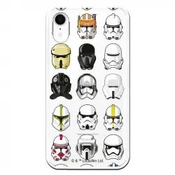 Funda Oficial de Star Wars Patrón Cascos para iPhone XR